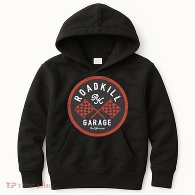 Roadkill Garage Flags Kids Hoodie