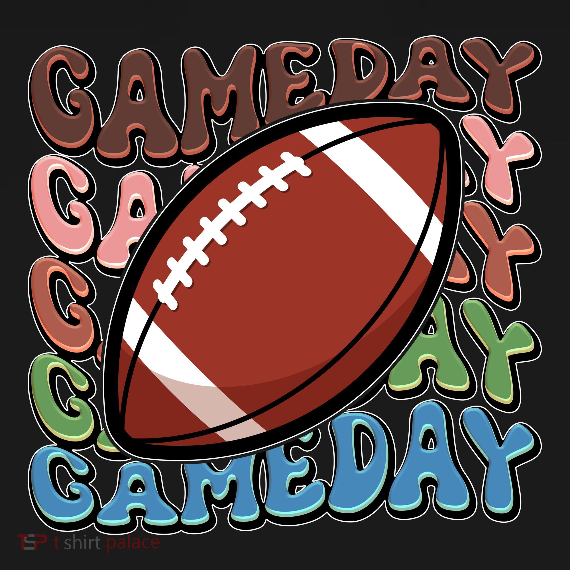 Retro Gameday Football Sports Fan Women's Hoodie