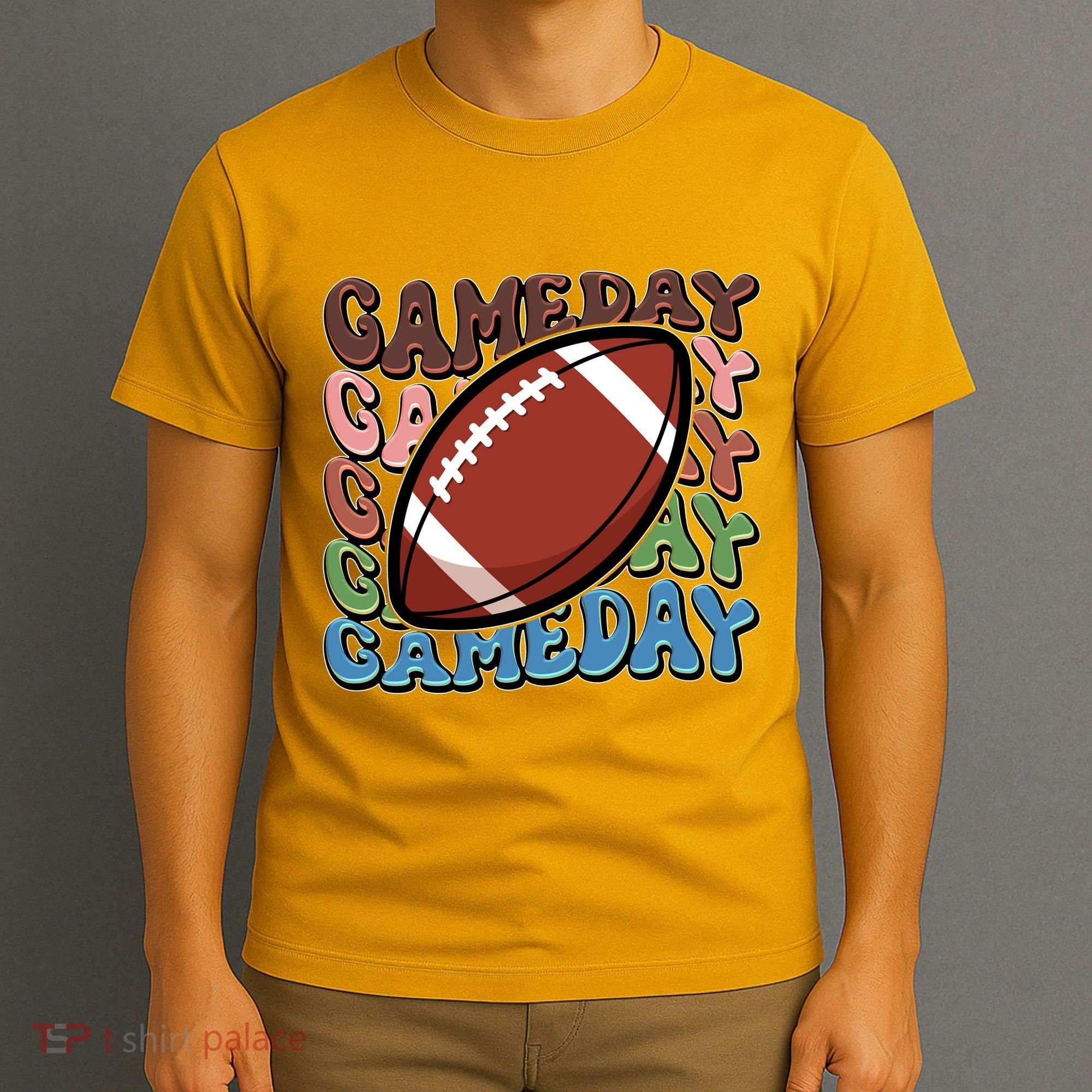 Retro Gameday Football Sports Fan T-Shirt