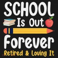 Retirement Gifts For Teacher, Schools Out Forever Retirement Ornament thumb 1