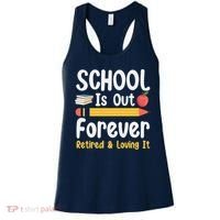 Retirement Gifts For Teacher, Schools Out Forever Retirement Women's Tank Top thumb 0
