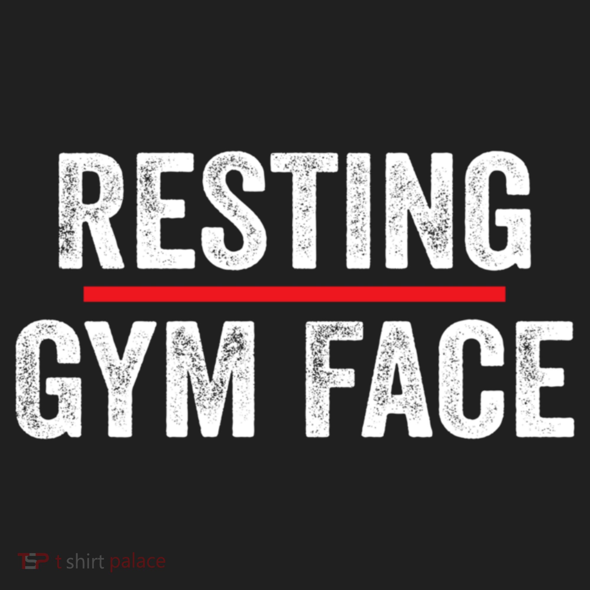 Resting Gym Face Funny Saying Workout Fitness Quotes Comfort Colors T-Shirt