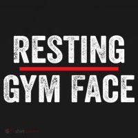 Resting Gym Face Funny Saying Workout Fitness Quotes Women's Hoodie thumb 2