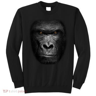 Realistic Gorilla Face Sweatshirt