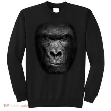 Realistic Gorilla Face Sweatshirt