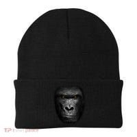 Realistic Gorilla Face Beanie thumb 0