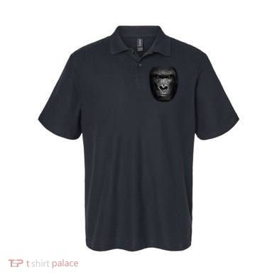 Realistic Gorilla Face Polo