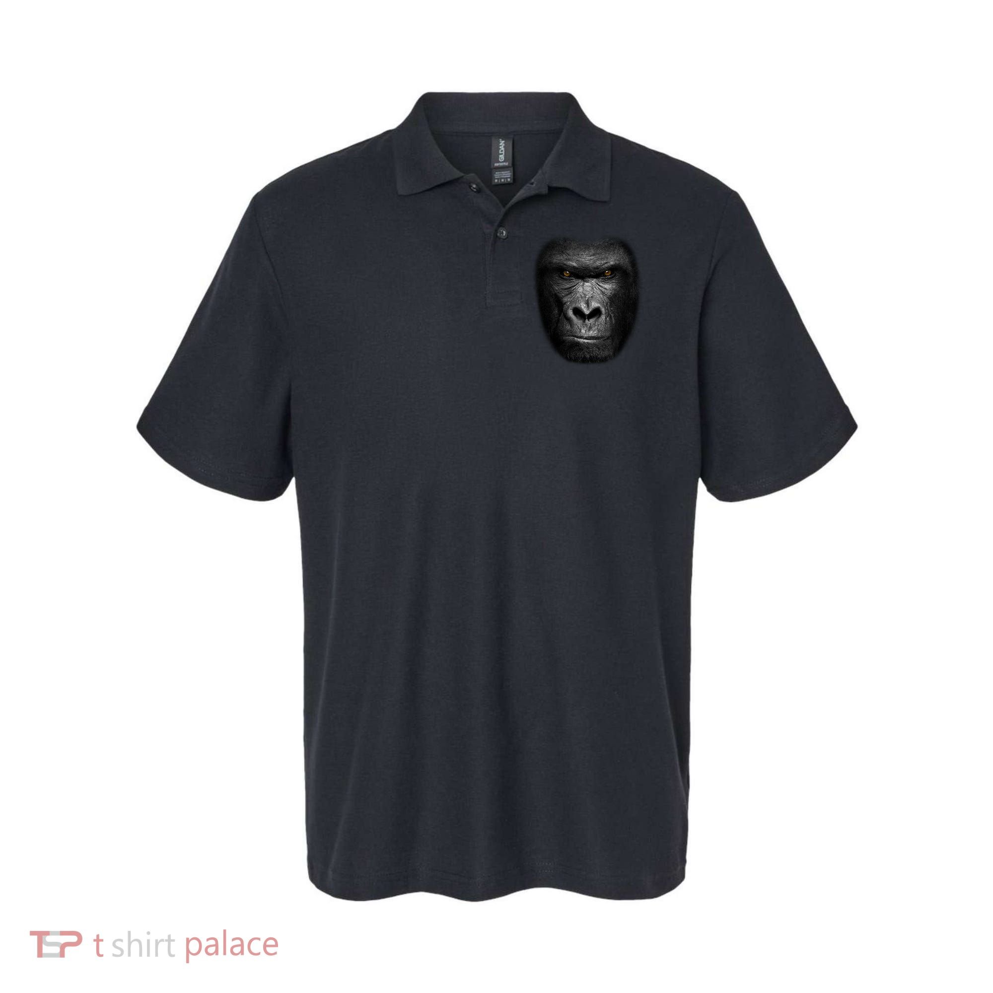 Realistic Gorilla Face Polo
