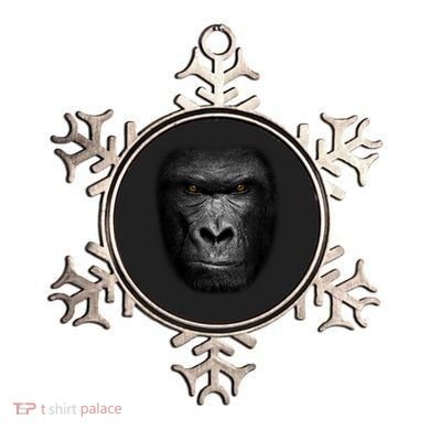 Realistic Gorilla Face Ornament