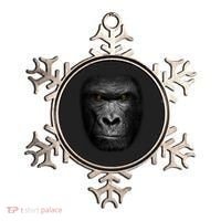 Realistic Gorilla Face Ornament thumb 0