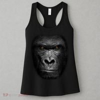 Realistic Gorilla Face Women's Tank Top thumb 3