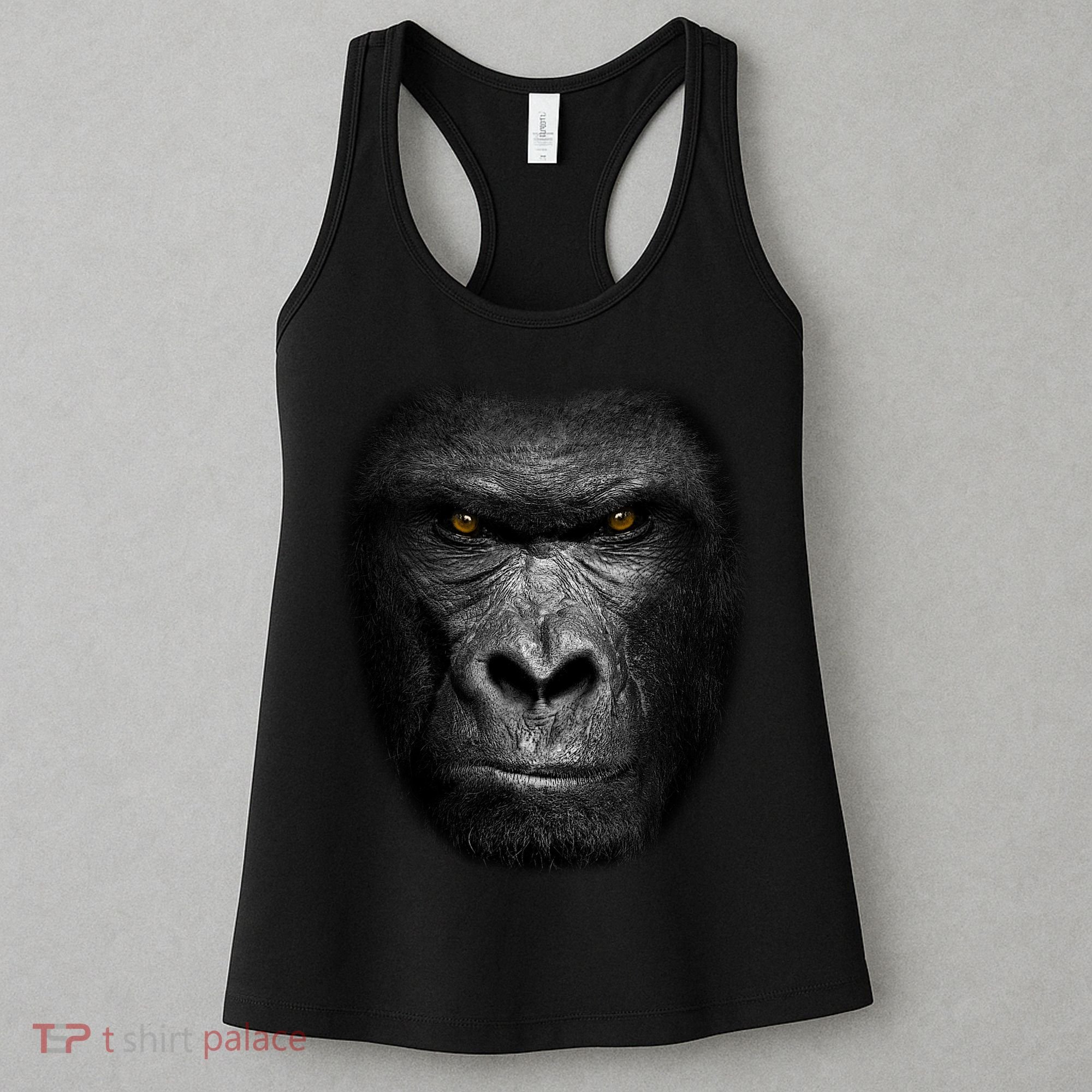 Realistic Gorilla Face Women's Tank Top