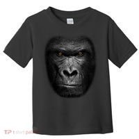 Realistic Gorilla Face Toddler T-Shirt thumb 0