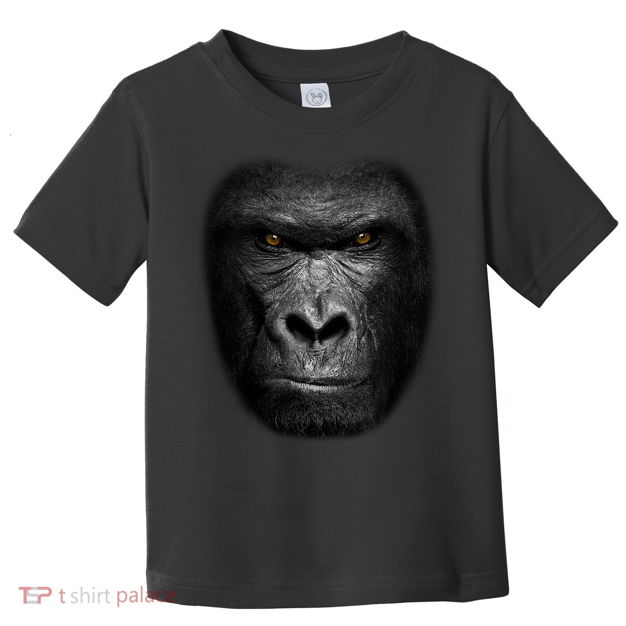 Realistic Gorilla Face Toddler T-Shirt