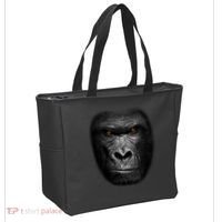 Realistic Gorilla Face Tote Bag thumb 2