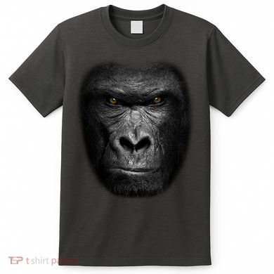 Realistic Gorilla Face T-Shirt