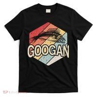 Retro Googan Fish Fishing Vintage Sunset T-Shirt thumb 0