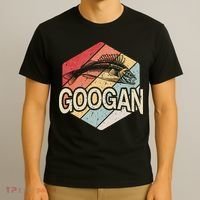 Retro Googan Fish Fishing Vintage Sunset T-Shirt thumb 3