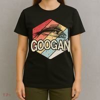 Retro Googan Fish Fishing Vintage Sunset T-Shirt thumb 4