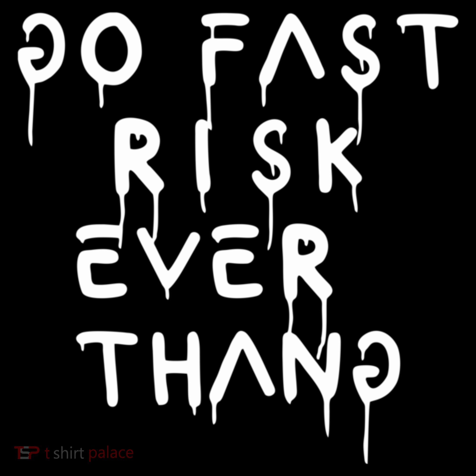 Retro Go Fast Risk Everything Funny Ornament