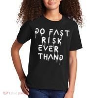 Retro Go Fast Risk Everything Funny Kids T-Shirt thumb 2