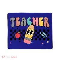 Retro Groovy Funny Math Teacher Happy 100 Days Of School Gift Mousepad thumb 0
