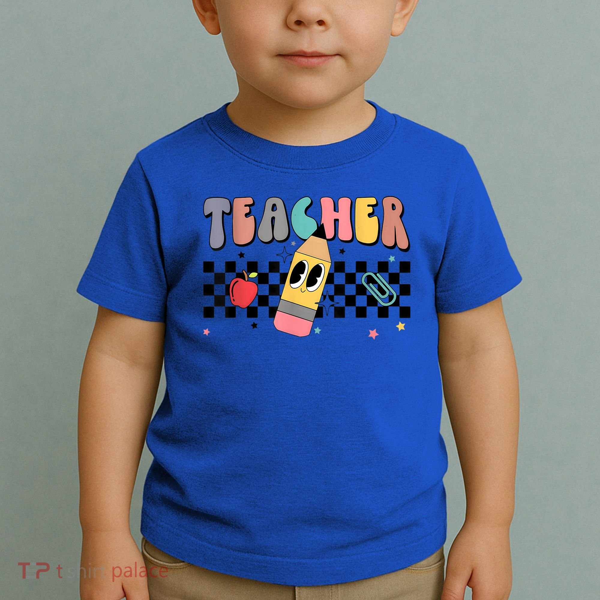 Retro Groovy Funny Math Teacher Happy 100 Days Of School Gift Toddler T-Shirt