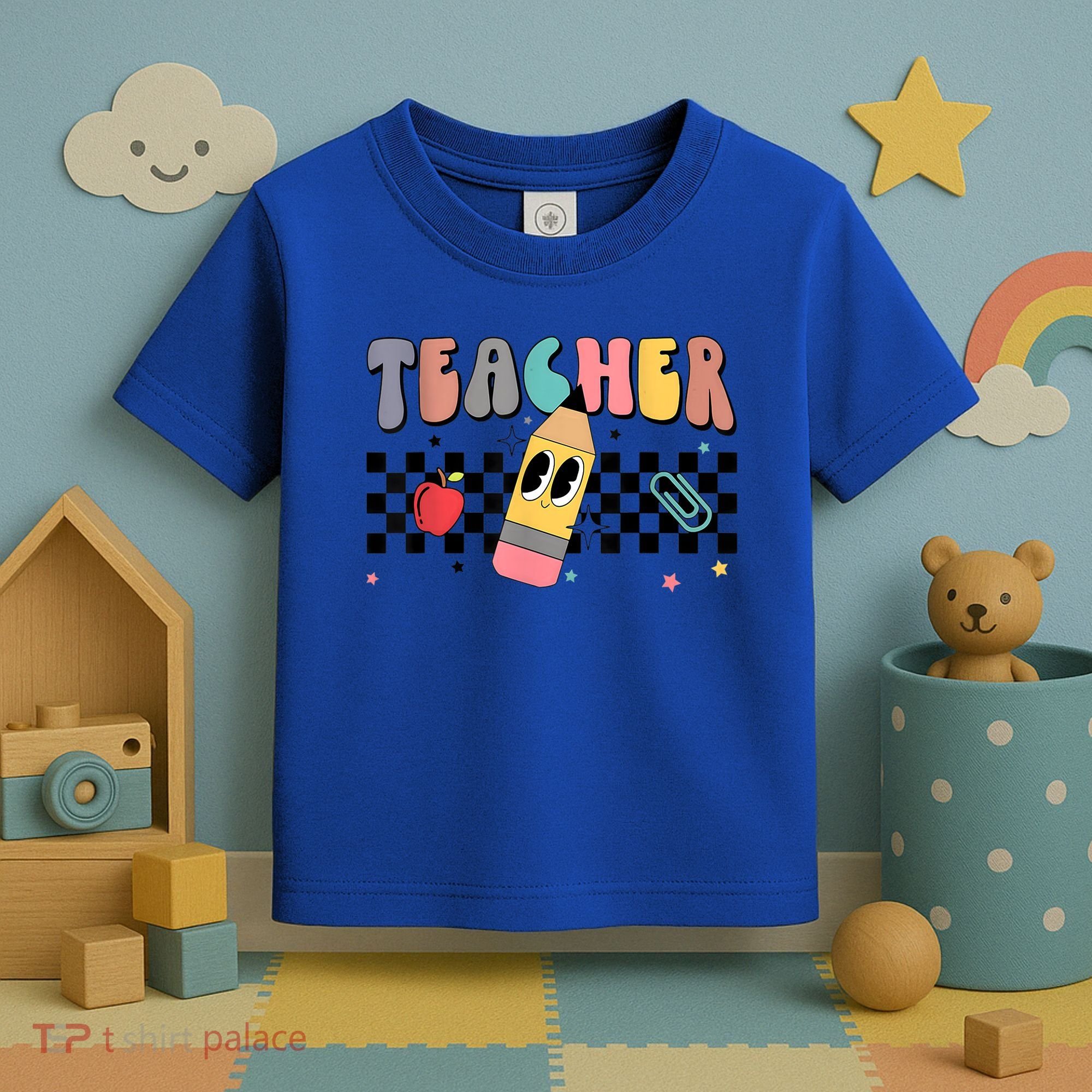 Retro Groovy Funny Math Teacher Happy 100 Days Of School Gift Toddler T-Shirt