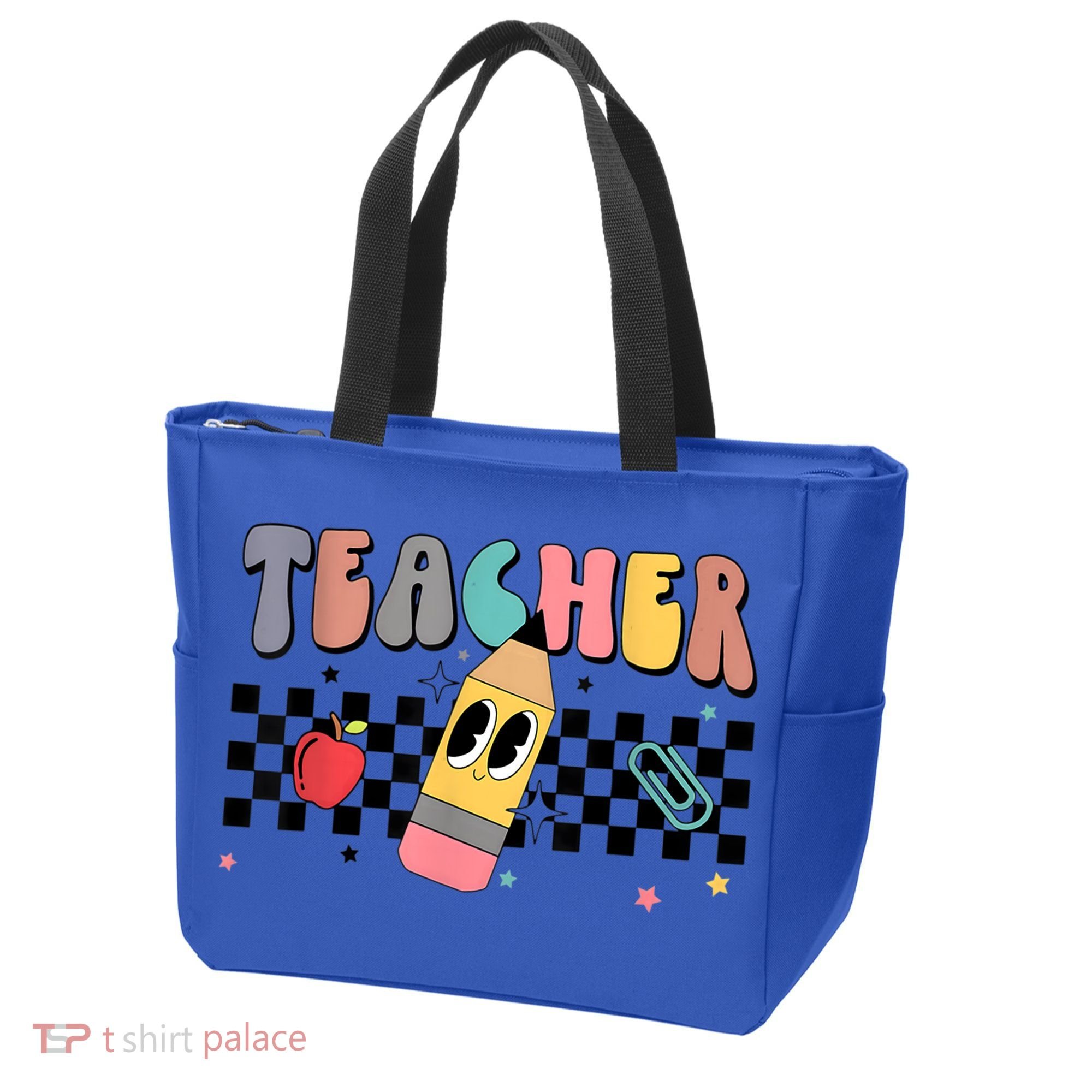 Retro Groovy Funny Math Teacher Happy 100 Days Of School Gift Tote Bag