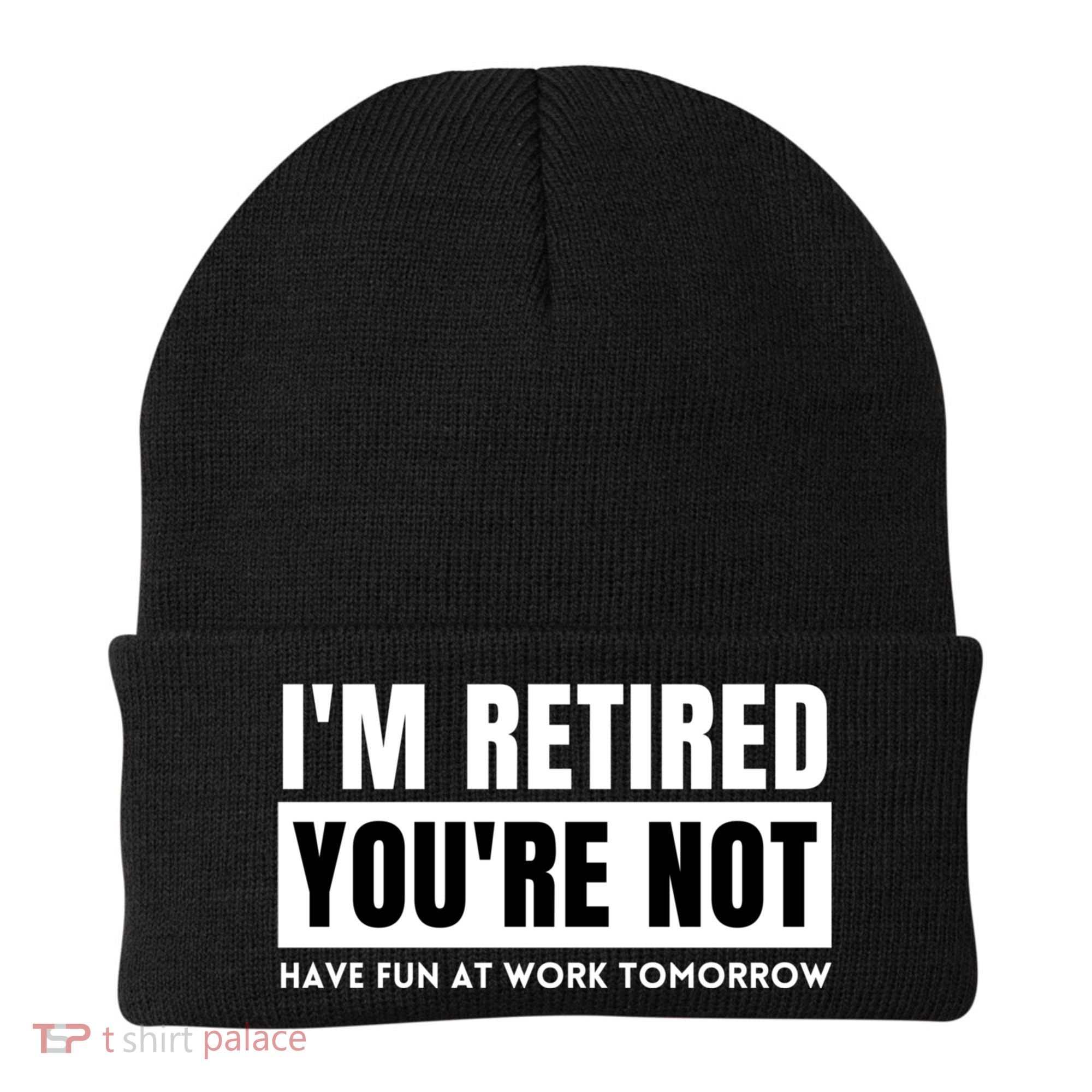 Retirement Gift For Retired Retirement Gift Funny Retirement Beanie