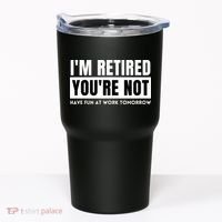 Retirement Gift For Retired Retirement Gift Funny Retirement Tumbler thumb 0