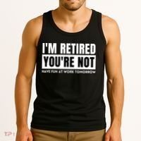 Retirement Gift For Retired Retirement Gift Funny Retirement Tank Top thumb 3