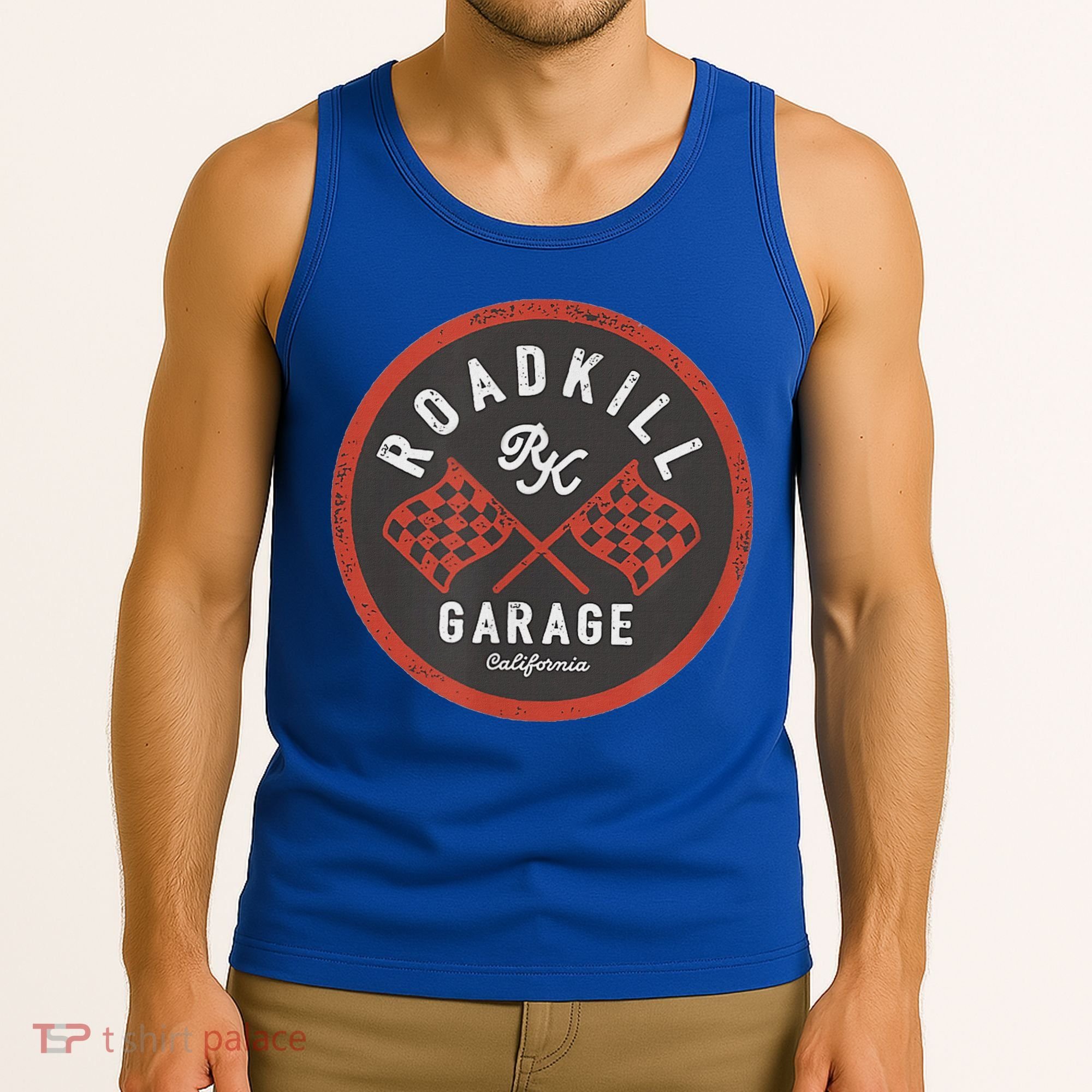 Roadkill Garage Flags Tank Top