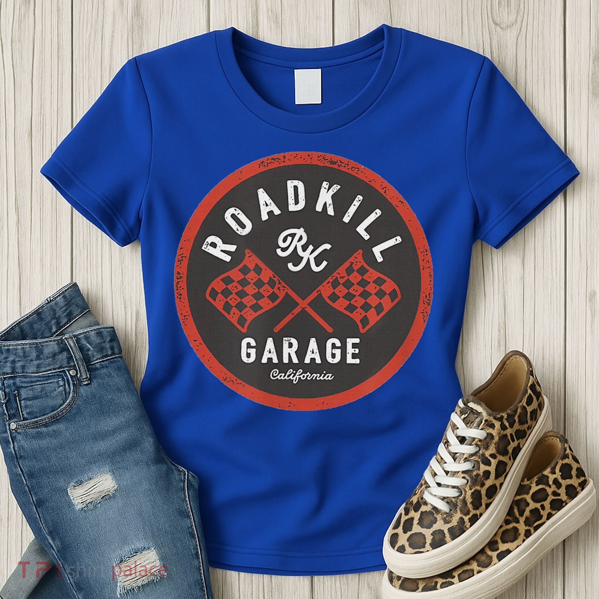 Roadkill Garage Flags Women's T-Shirt