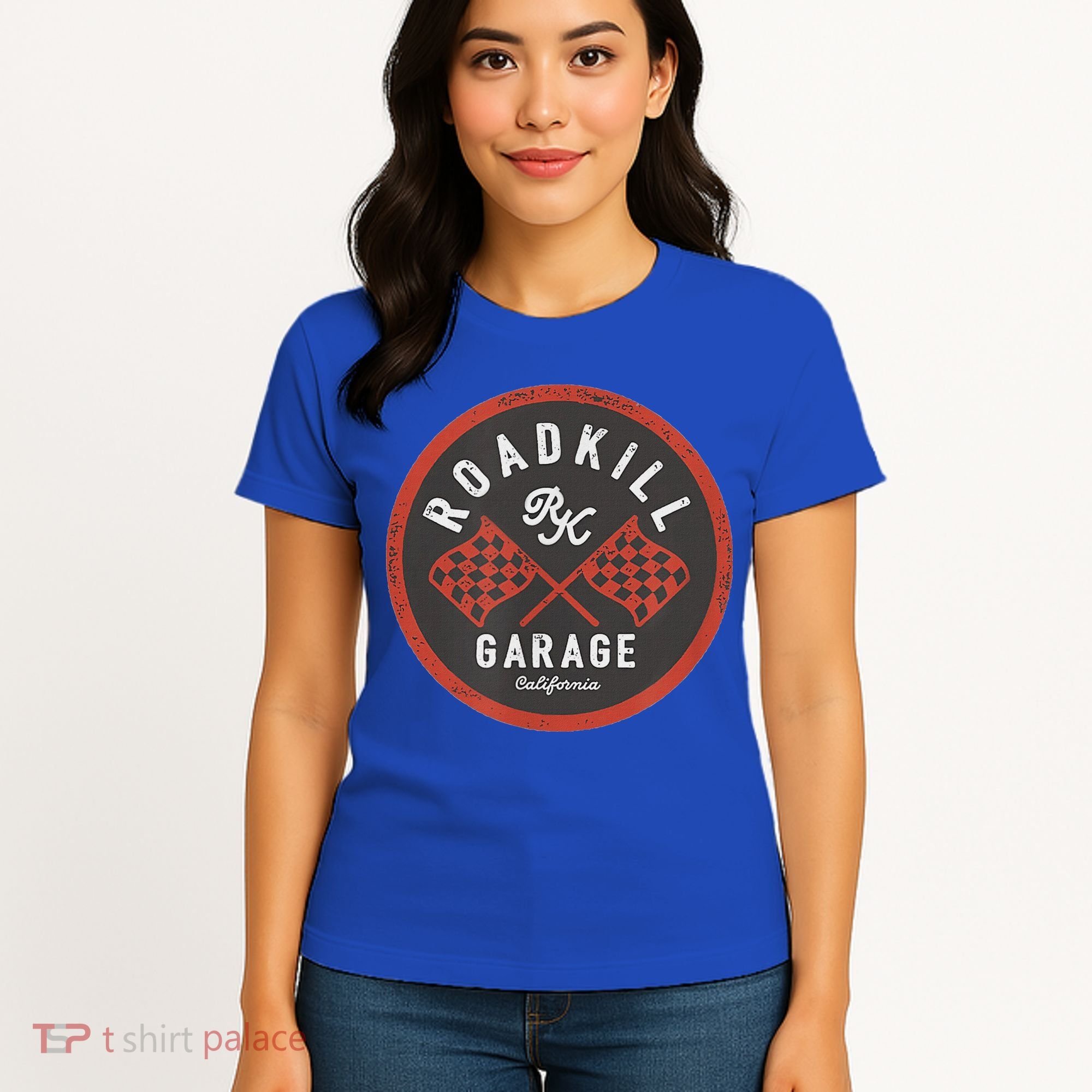 Roadkill Garage Flags Women's T-Shirt