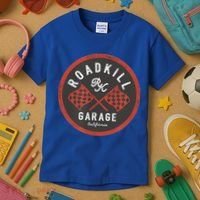 Roadkill Garage Flags Kids T-Shirt thumb 3