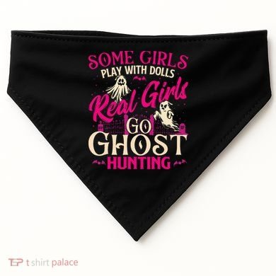 Real Go Ghost Hunting Ghosts Paranormal Researcher USA-Made Doggie Bandana