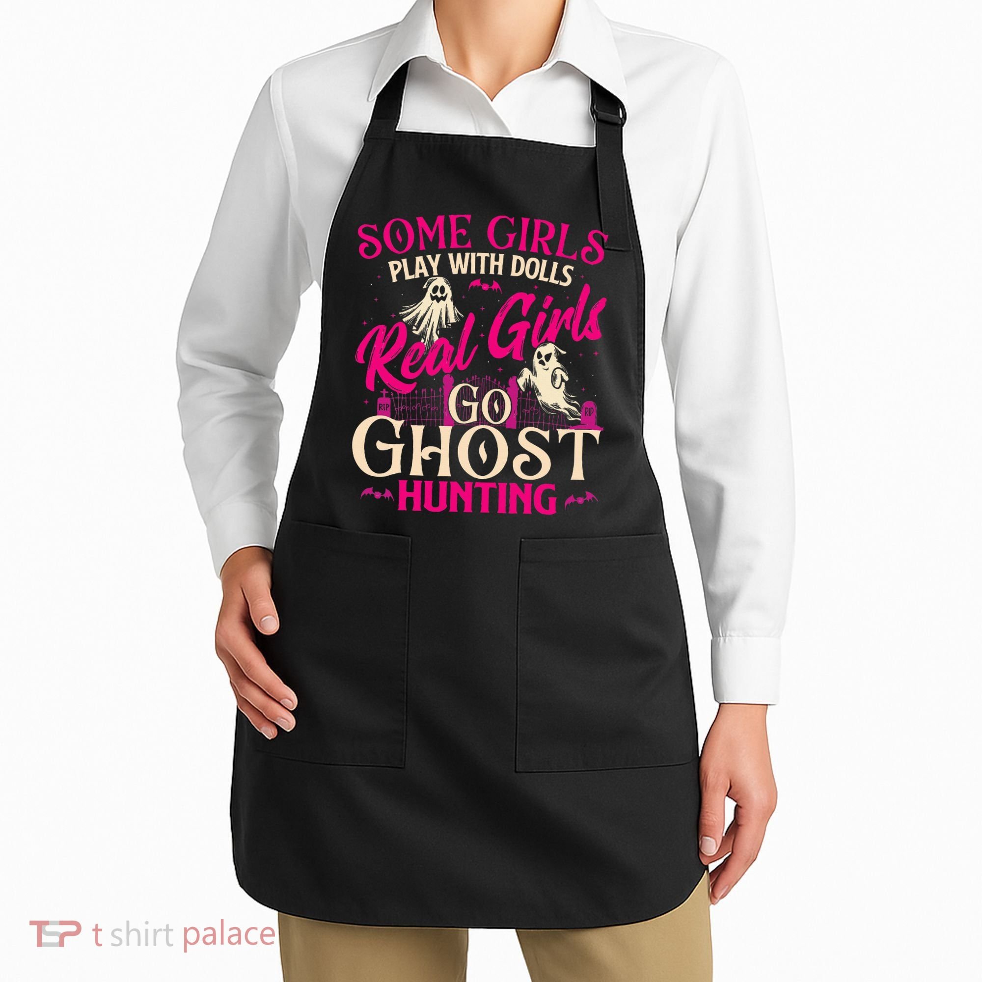 Real Go Ghost Hunting Ghosts Paranormal Researcher Apron