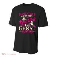 Real Go Ghost Hunting Ghosts Paranormal Researcher Youth Performance Sprint T-Shirt thumb 0