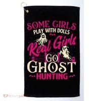 Real Go Ghost Hunting Ghosts Paranormal Researcher Golf Towel thumb 0