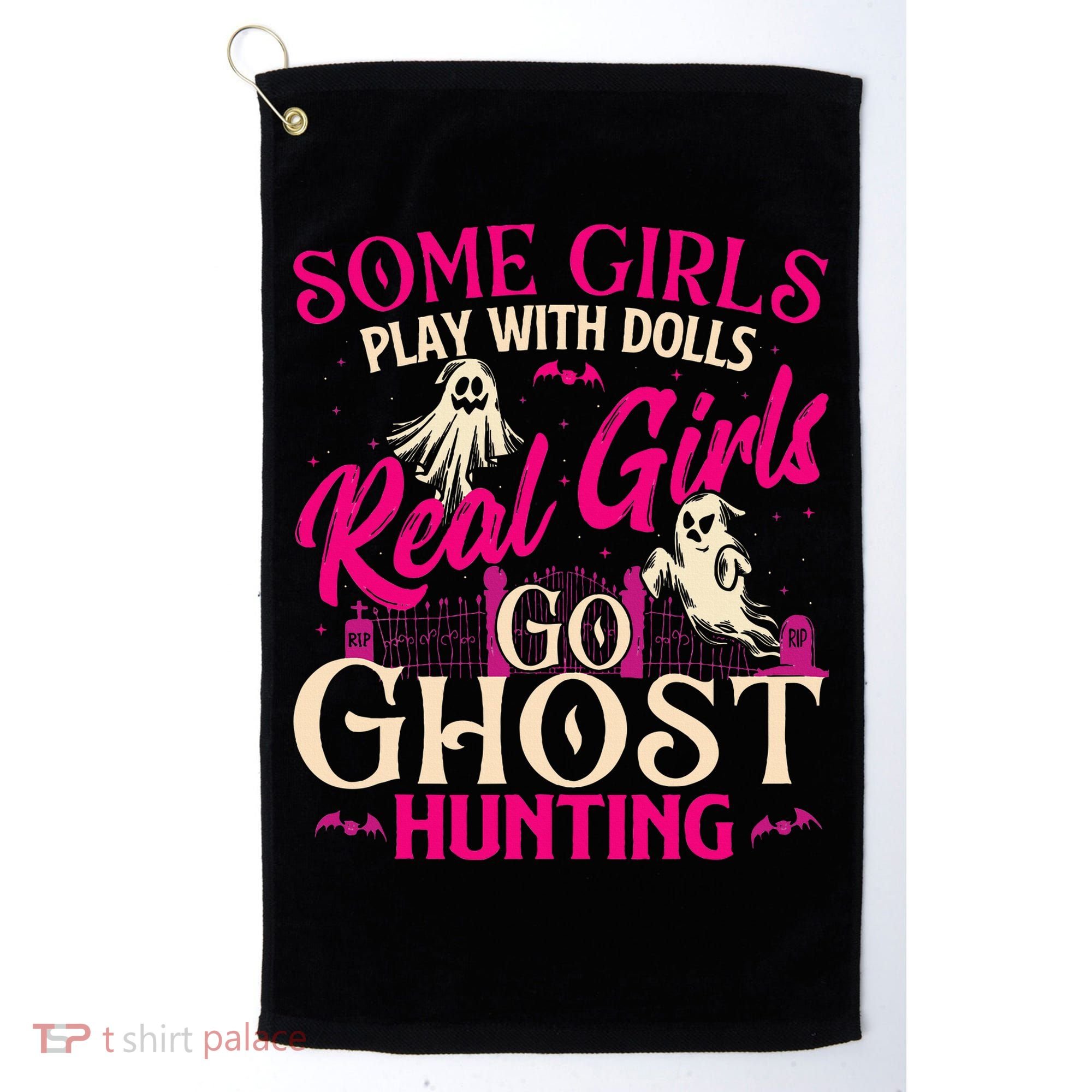 Real Go Ghost Hunting Ghosts Paranormal Researcher Golf Towel