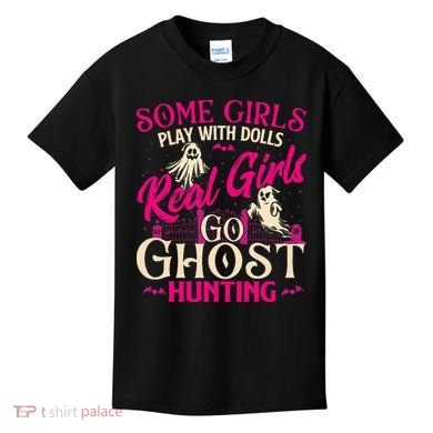Real Go Ghost Hunting Ghosts Paranormal Researcher Kids T-Shirt