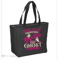 Real Go Ghost Hunting Ghosts Paranormal Researcher Tote Bag thumb 2