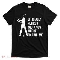 Retired Golf Gift Retirement Party Retiring Golfing T-Shirt thumb 0