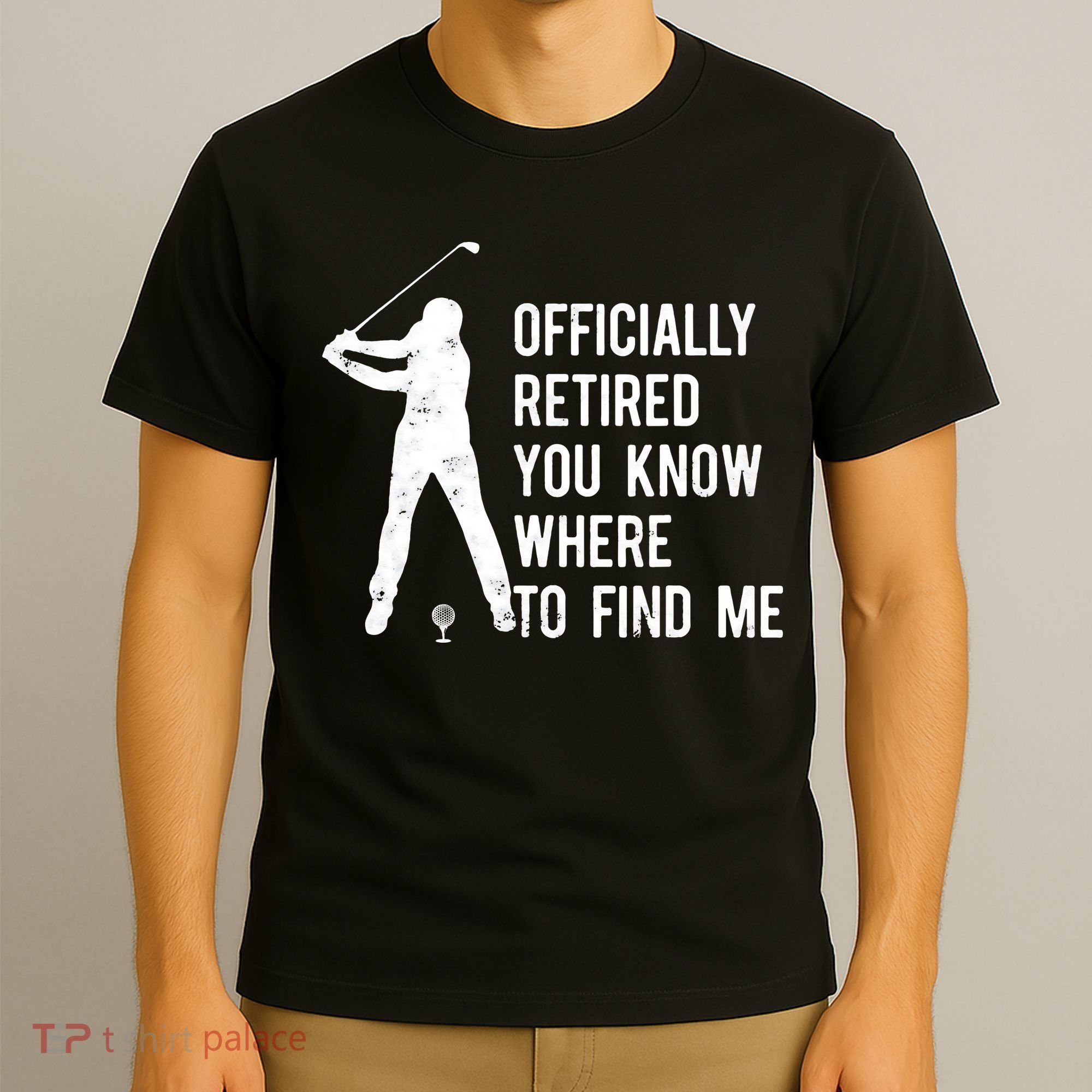 Retired Golf Gift Retirement Party Retiring Golfing T-Shirt