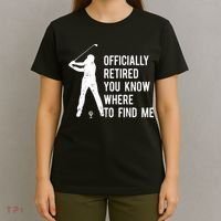 Retired Golf Gift Retirement Party Retiring Golfing T-Shirt thumb 4