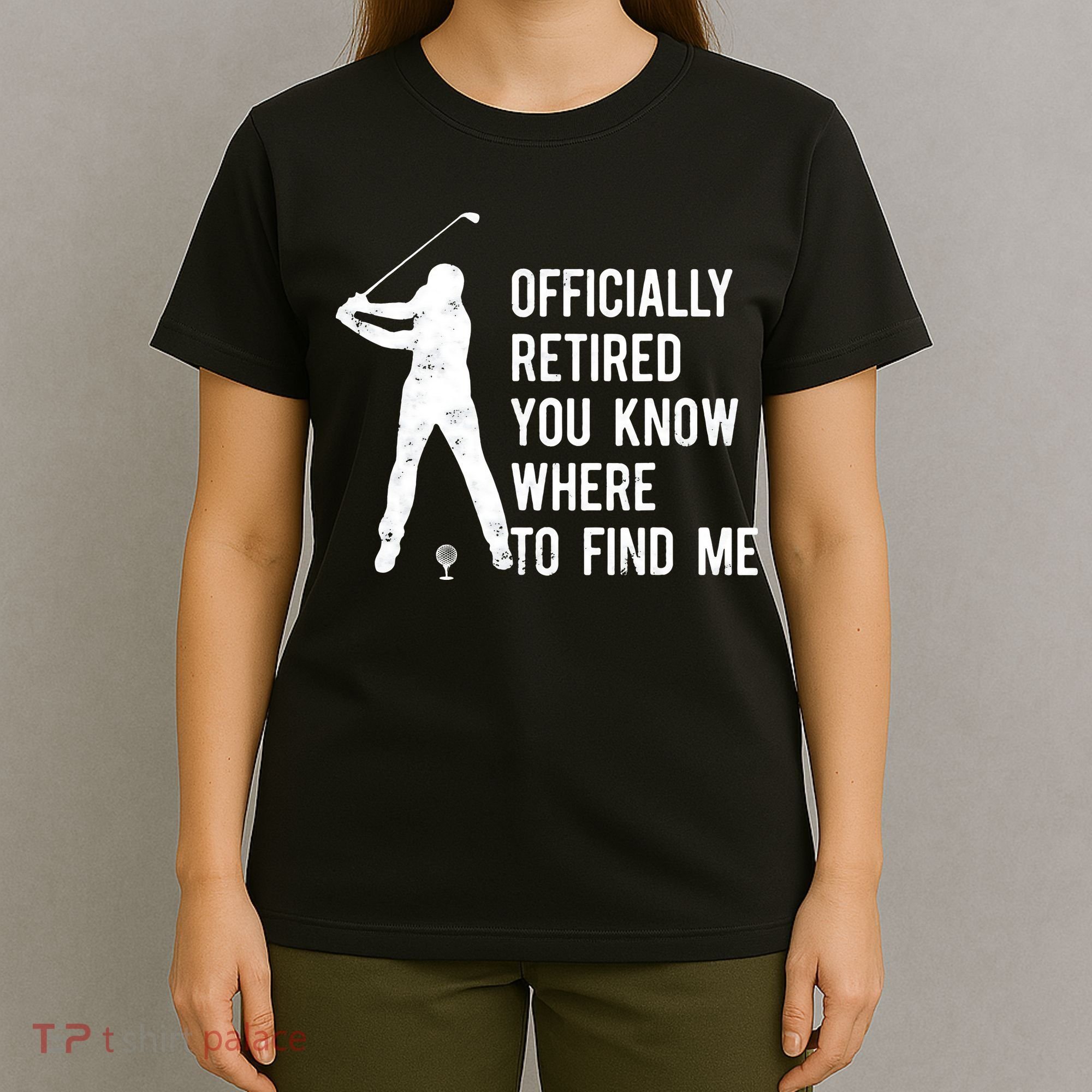 Retired Golf Gift Retirement Party Retiring Golfing T-Shirt