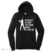 Retired Golf Gift Retirement Party Retiring Golfing Women's Hoodie thumb 0