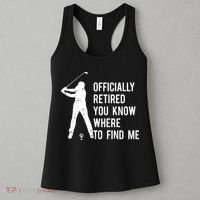 Retired Golf Gift Retirement Party Retiring Golfing Women's Tank Top thumb 3