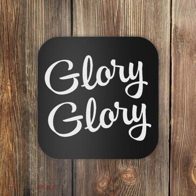 Retro Glory Glory Georgia Coaster